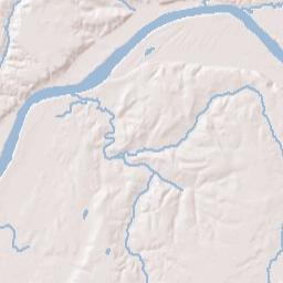 Eureka Landing Alabama Terrain Map