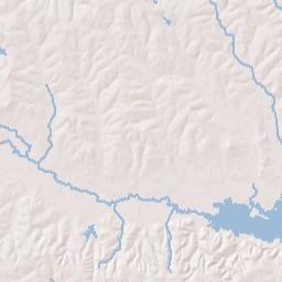 Sabine County Terrain Map