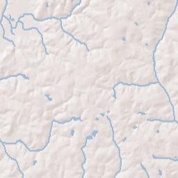 Carolina Alabama Terrain Map