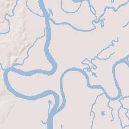 Blue Ford Landing Alabama Terrain Map
