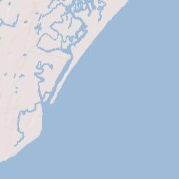 Saint Simons Island Terrain Map