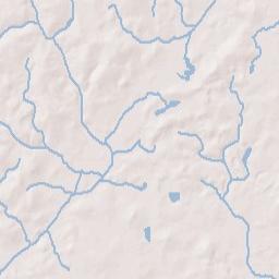 Garretts Crossroads Alabama Terrain Map