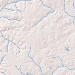 Pinchona Alabama Terrain Map