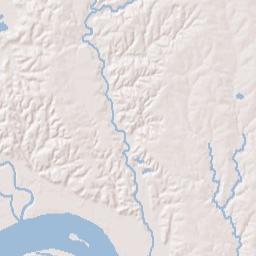 Saint Francisville Terrain Map