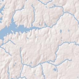Ponderosa Alabama Terrain Map