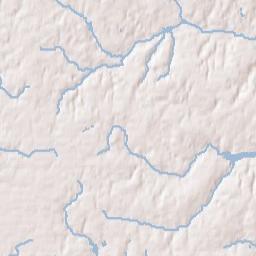 Parkview Estates Alabama Terrain Map