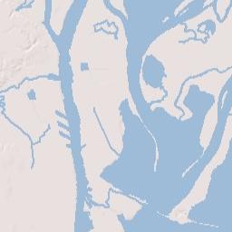 Mobile Alabama Terrain Map