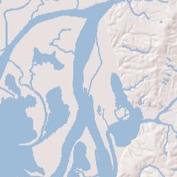 Blakeley Alabama Terrain Map