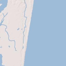 Fernandina Beach Florida Terrain Map