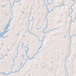 Hide-A-Way Lake Terrain Map