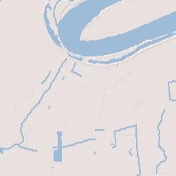 West Baton Rouge Parish Terrain Map