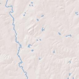 Burleson County Terrain Map