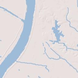 Baton Rouge Terrain Map
