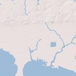 San Souci Beach Alabama Terrain Map