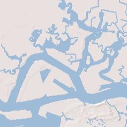 Yellow Bluff Fort Florida Terrain Map