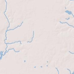 Oak Alabama Terrain Map