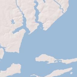 Perdido Beach Alabama Terrain Map