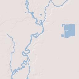 Evadale Terrain Map