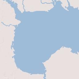 West Bay Florida Terrain Map