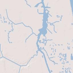 San Pablo Florida Terrain Map
