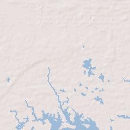 Spring Creek Florida Terrain Map