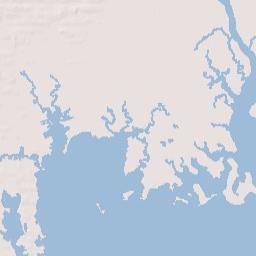 Wakulla Beach Florida Terrain Map
