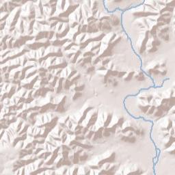 Real County Terrain Map