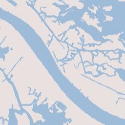 Port Sulphur Terrain Map