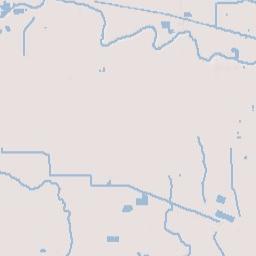 Iowa Colony Terrain Map