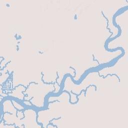 Suwannee Florida Terrain Map