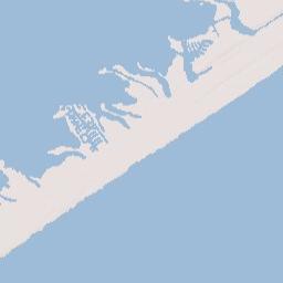 Jamaica Beach Terrain Map