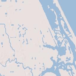 Wilbur-by-the-Sea Florida Terrain Map