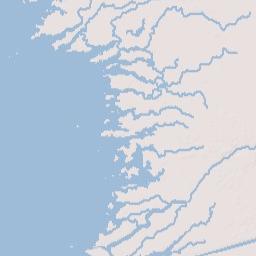 Yankeetown Florida Terrain Map