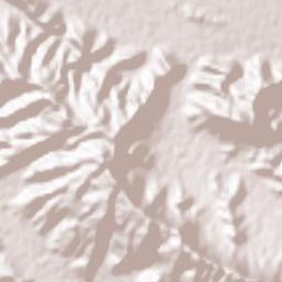 Sheshdeh Terrain Map