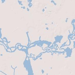 Mullet Lake Park Florida Terrain Map