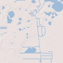 Lake Jem Florida Terrain Map