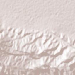 Zahedshahr Terrain Map