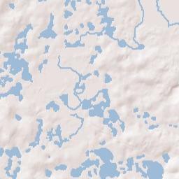 Orange Blossom Florida Terrain Map