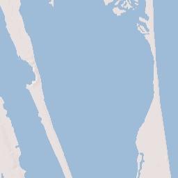 South Cocoa Beach Florida Terrain Map