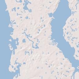 Tarpon Springs Florida Terrain Map