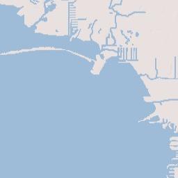 Sunset Beach Florida Terrain Map