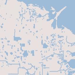 3168 Gandy Boulevard, St. Petersburg, FL Terrain Map