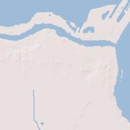 Corpus Christi, Texas Terrain Map