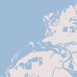 Gulf City Florida Terrain Map