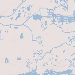 Erie Florida Terrain Map