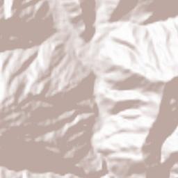 Punākha Terrain Map