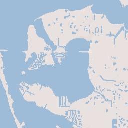 Palma Sola Park Florida Terrain Map