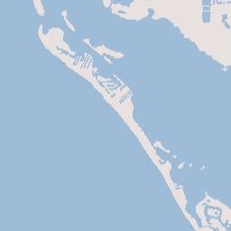 Whitney Beach Florida Terrain Map