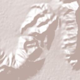 Cuatro Ciénegas de Carranza Terrain Map