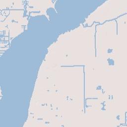 Waterway Estates Florida Terrain Map